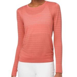 Lululemon Breeze By Long Sleeve Top Copper Clay 8 Run